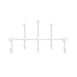 Wallity Iyon-B Gancho de pared metálico Blanco